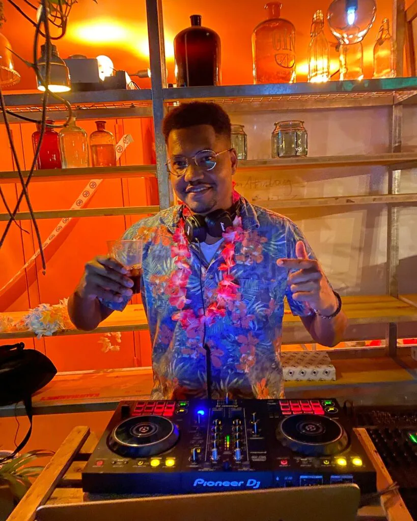 DJ Manoss at a private party in Switzerland